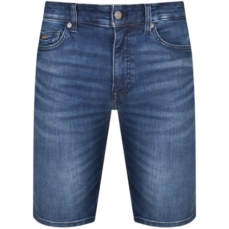 Product Image for BOSS Delaware Slim Denim Shorts Blue