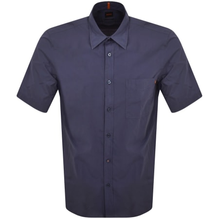 Product Image for BOSS Relegant 6 Short Sleeved Shirt Navy