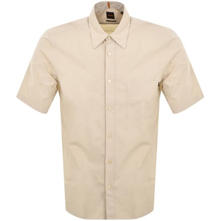 Product Image for BOSS Relegant 6 Short Sleeved Shirt Beige