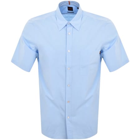 Product Image for BOSS Relegant 6 Short Sleeved Shirt Blue
