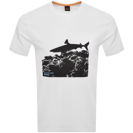 Product Image for BOSS Sea Horse T Shirt White