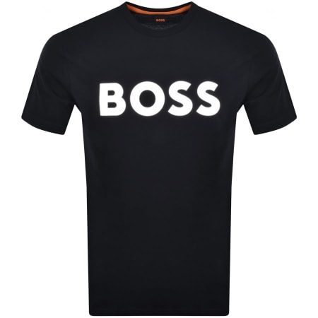 Product Image for BOSS Thinking 1 Logo T Shirt Navy