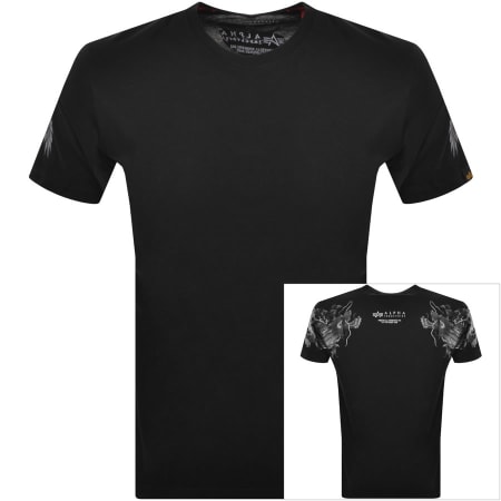 Product Image for Alpha Industries Dragon Logo T Shirt Black