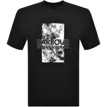 Product Image for Barbour International Diffused T Shirt Black