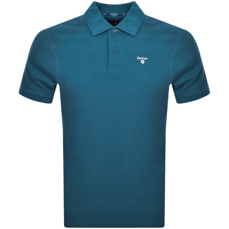 Recommended Product Image for Barbour Pique Polo T Shirt Blue