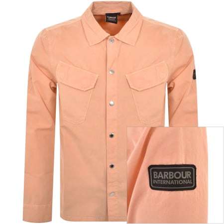 Product Image for Barbour International Gear Overshirt Pink