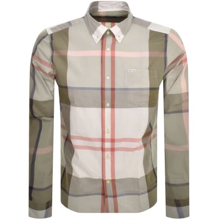 Product Image for Barbour Harris Check Long Sleeved Shirt Green