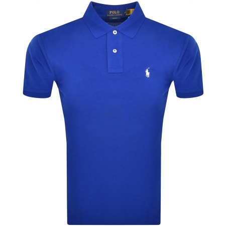 Product Image for Ralph Lauren Slim Fit Polo T Shirt Blue