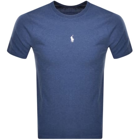 Product Image for Ralph Lauren Crew Neck Logo T Shirt Blue