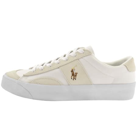 Product Image for Ralph Lauren Sayer Canvas Trainers White
