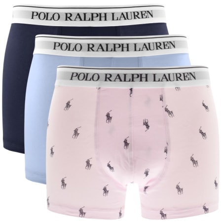 Product Image for Ralph Lauren Underwear 3 Pack Trunks Navy