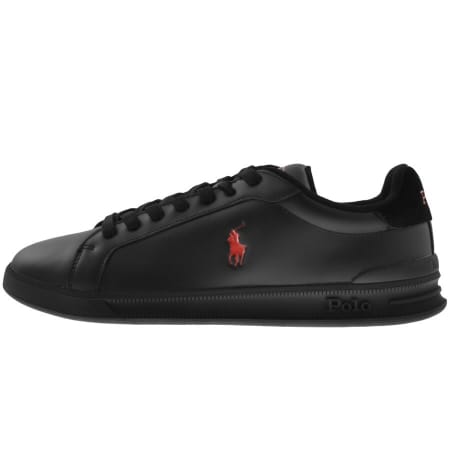 Product Image for Ralph Lauren Logo Trainers Black
