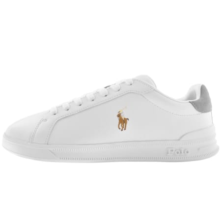 Product Image for Ralph Lauren Heritage Court Trainers White
