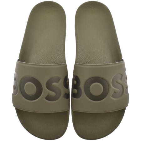 Recommended Product Image for BOSS Aryeh Sliders Green