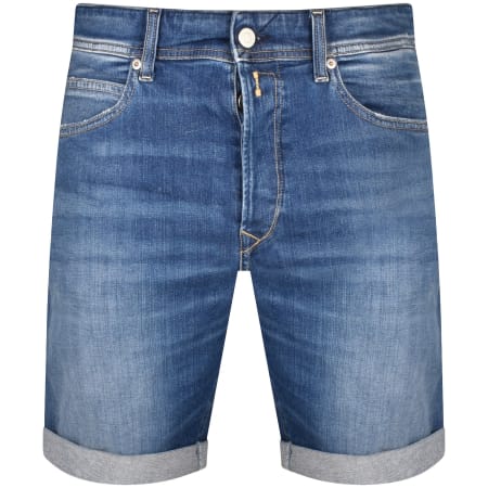 Product Image for Replay RBJ 901 Mid Wash Shorts Blue