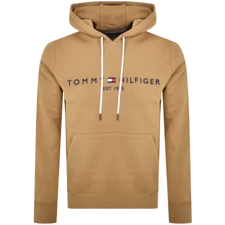Product Image for Tommy Hilfiger Logo Hoodie Khaki