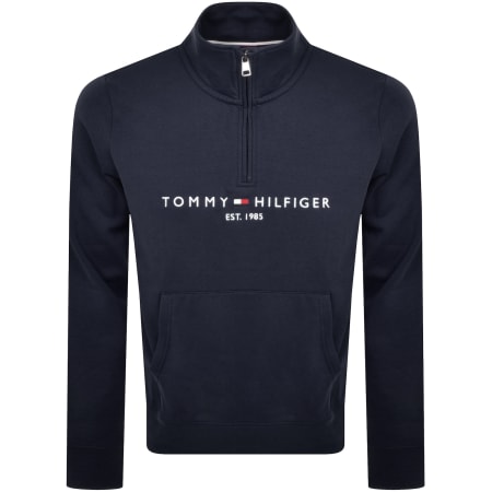 Product Image for Tommy Hilfiger Half Zip Mock Sweatshirt Navy