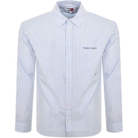 Product Image for Tommy Jeans Classic Long Sleeve Shirt Blue