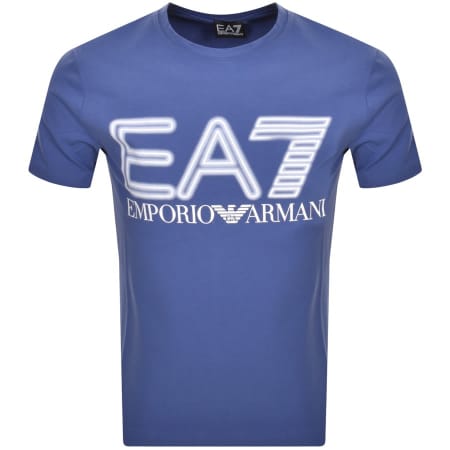 Product Image for EA7 Emporio Armani Logo T Shirt Blue