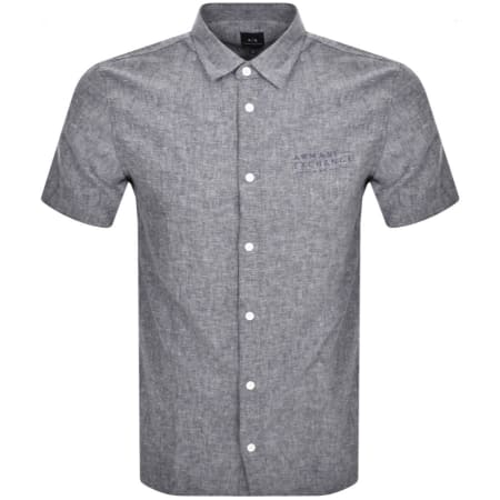 Product Image for Armani Exchange Short Sleeved Shirt Navy