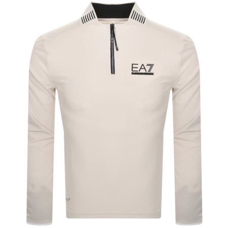 Product Image for EA7 Emporio Armani Long Sleeved T Shirt Beige