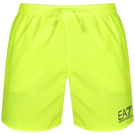 Product Image for EA7 Emporio Armani Logo Swim Shorts Yellow
