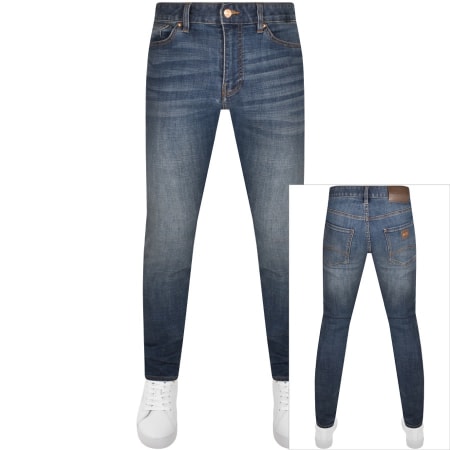 Recommended Product Image for Armani Exchange J14 Skinny Fit Jeans Blue