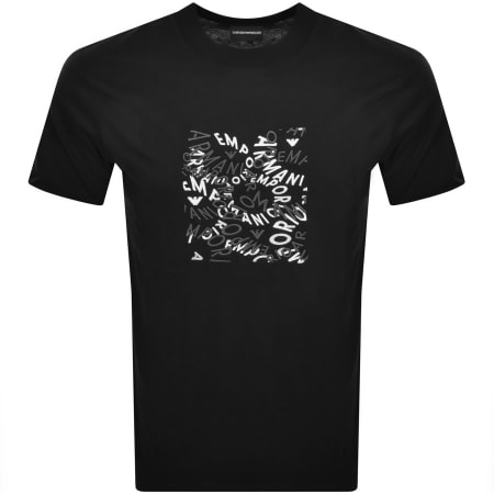 Product Image for Emporio Armani Logo T Shirt Black