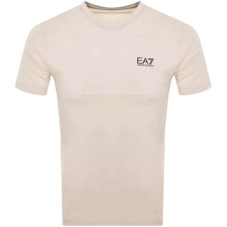 Product Image for EA7 Emporio Armani Logo T Shirt Beige