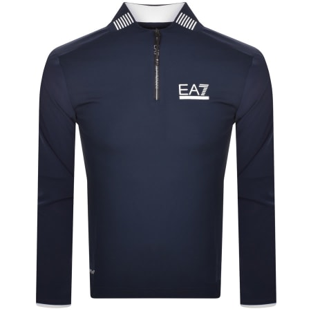 Product Image for EA7 Emporio Armani Long Sleeved T Shirt Navy