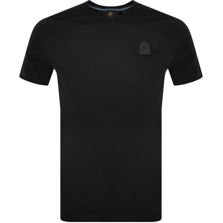 Product Image for Sandbanks Rubberised Badge Logo T Shirt Black