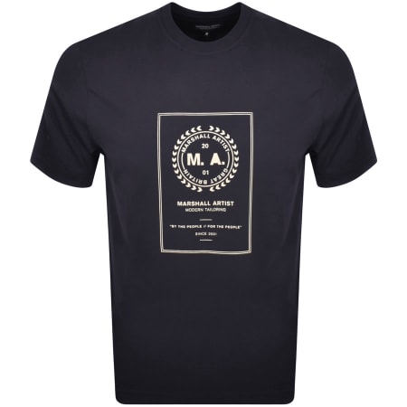 Product Image for Marshall Artist Cartellino T Shirt Navy