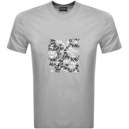 Product Image for Emporio Armani Logo T Shirt Grey