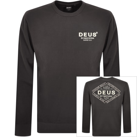 Product Image for Deus Ex Machina Logo Sweatshirt Grey