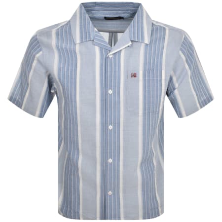 Product Image for Napapijri G Tulita Short Sleeve Shirt Blue