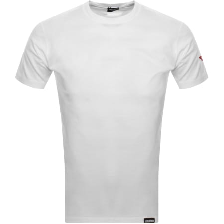 Product Image for DSQUARED2 Maple Leaf T Shirt White