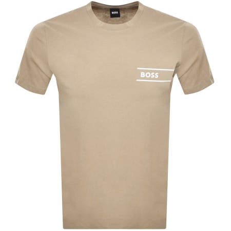 Product Image for BOSS Bodywear T Shirt Beige