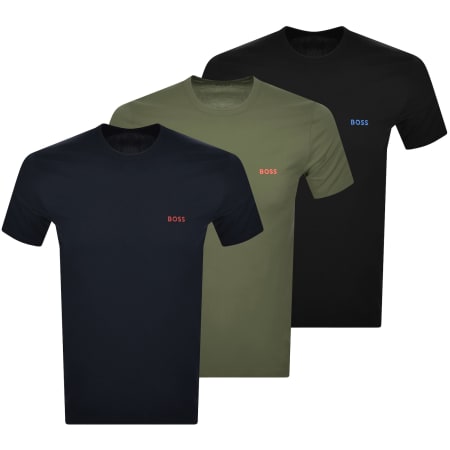 Product Image for BOSS Three Pack Crew Neck T Shirts