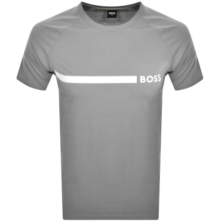 Product Image for BOSS Bodywear Slim Fit T Shirt Silver