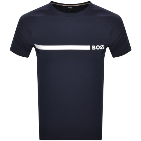 Product Image for BOSS Bodywear Slim Fit T Shirt Navy
