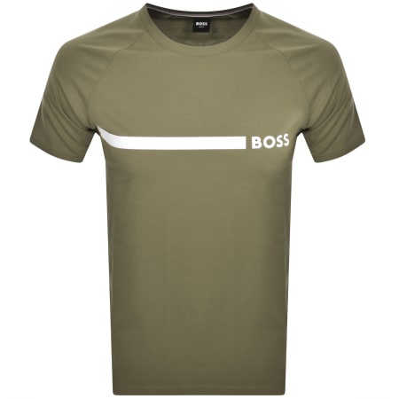 Product Image for BOSS Bodywear Slim Fit T Shirt Khaki