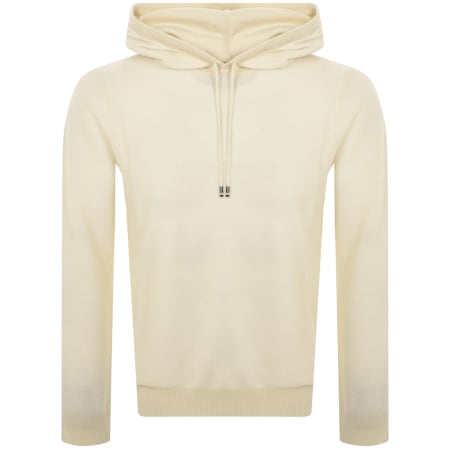 Product Image for BOSS Trapani Knit Hoodie White