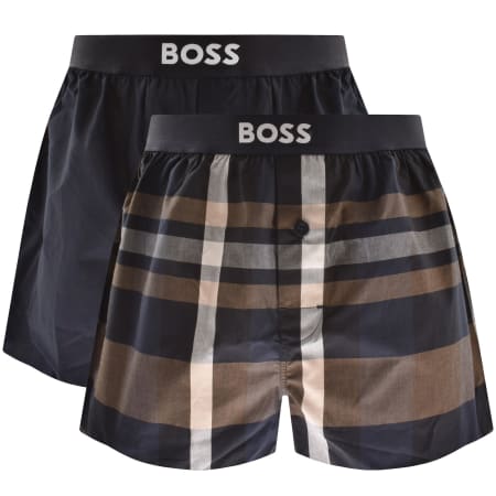 Product Image for BOSS Underwear Two Pack Boxer Shorts Navy