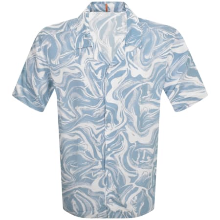 Product Image for BOSS Lapis 3 Short Sleeved Shirt Blue