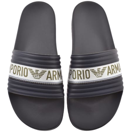 Product Image for Emporio Armani Logo Sliders Navy