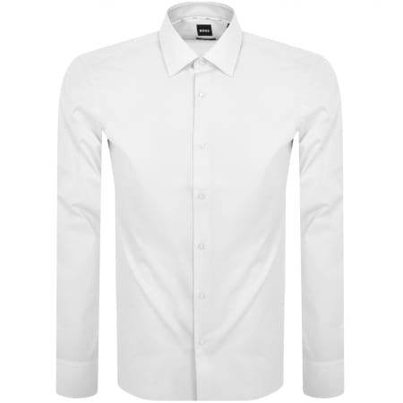 Product Image for BOSS H Joe Kent Long Sleeved Shirt White