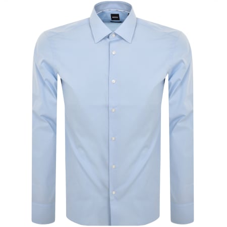 Product Image for BOSS H Joe Kent Long Sleeved Shirt Blue