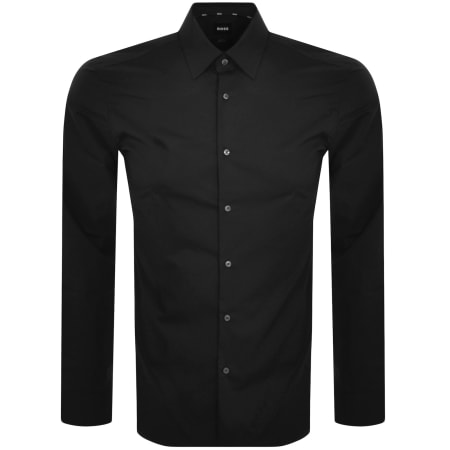 Product Image for BOSS H Joe Kent Long Sleeved Shirt Black