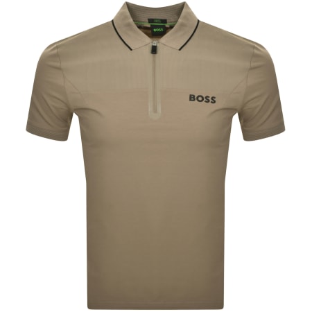 Recommended Product Image for BOSS Philix Polo T Shirt Khaki