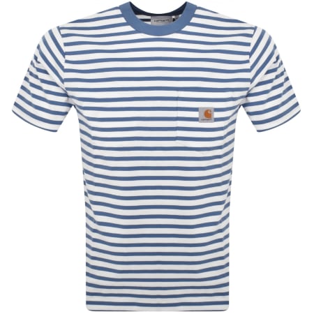 Product Image for Carhartt WIP Seidler Pocket T Shirt Blue